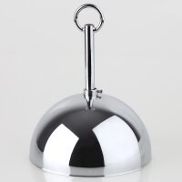 Lampen Baldachin Metall verchromt poliert 120x62 mm...