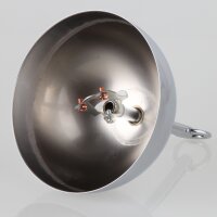 Lampen Baldachin Metall verchromt poliert 120x62 mm...