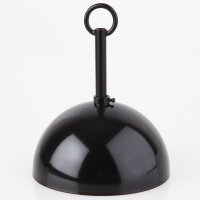 LampenBaldachin Metall schwarz 120x62 mm große...