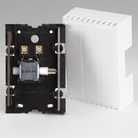 Gong Doppelklang 8–12V – mechanischer Türgong in Weiß, Bittorf L119xB82xT36 mm