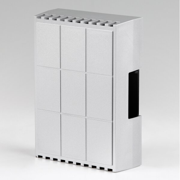 Gong Doppelklang 8–12V – mechanischer Türgong in Silber, Bittorf L119xB82xT36 mm