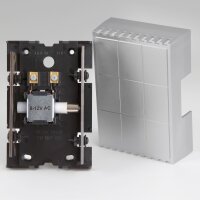 Gong Doppelklang 8–12V – mechanischer Türgong in Silber, Bittorf L119xB82xT36 mm