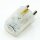 Schutzkontakt-Stecker transparent – 250V/16A – mit Schraubkontakten und Zugentlastung
