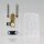 Schutzkontakt-Stecker transparent – 250V/16A – mit Schraubkontakten und Zugentlastung