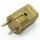 Schutzkontakt-Stecker gold – 250V/16A – mit Schraubkontakten und Zugentlastung, Kaiser