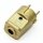 Schutzkontakt-Stecker gold – 250V/16A – mit Schraubkontakten und Zugentlastung, Kaiser