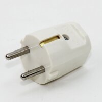 Schutzkontakt-Stecker weiß – 250V/16A –...