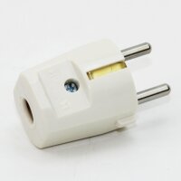 Schutzkontakt-Stecker weiß – 250V/16A –...