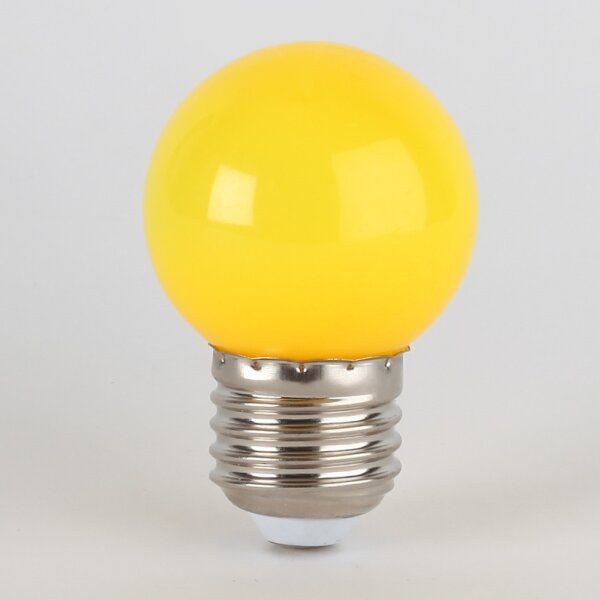 LED-Tropfenlampe E27, 1W, gelb, 240V – Energiesparendes LED-Leuchtmittel