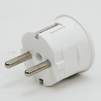 Schutzkontakt-Stecker Winkelstecker weiß –...