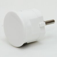 Schutzkontakt-Stecker Winkelstecker weiß –...