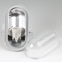 Ovalleuchte Kellerleuchte Kellerlampe E27 Sockel max. 100W IP44
