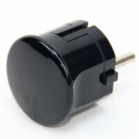 Schutzkontakt-Stecker Winkelstecker schwarz –...