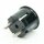 Schutzkontakt-Stecker Winkelstecker schwarz – 250V/16A – mit Schraubkontakten und Zugentlastung, Kaiser