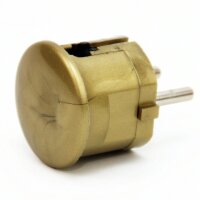 Schutzkontakt-Stecker Winkelstecker gold – 250V/16A...