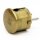 Schutzkontakt-Stecker Winkelstecker gold – 250V/16A – mit Schraubkontakten und Zugentlastung, Kaiser