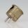 Schutzkontakt-Stecker Winkelstecker gold – 250V/16A – mit Schraubkontakten und Zugentlastung, Kaiser
