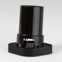 E14 Illumination Fassung schwarz mit Dichtring –...