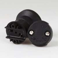 E27 Illumination Fassung schwarz mit Dichtring –...