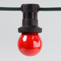 E27 Illumination Fassung schwarz mit Dichtring – Kaiser