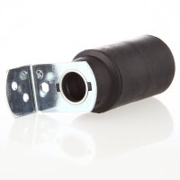 E14 Thermoplast-Lampenfassung schwarz ohne...