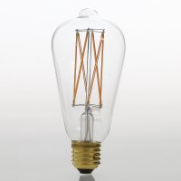 Danlamp E27 LED Edison Vintage Lampe 4W 2200K 64mm dimmbar