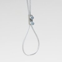 Stahlseil-Halter / Drahtseilhalter –...