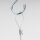 Stahlseil-Halter / Drahtseilhalter – Lüsterklemmeneinsatz 5×10 mm, vernickelt, mit Schrauben