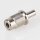 M13x1x12 mm Außengewinde Messing Seilstopper mit Bund, vernickelt, 15x20 mm