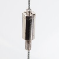 M5x10 mm Außengewinde Messing Seilstopper mit...