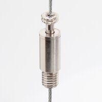 M8x8 mm Außengewinde Messing Seilstopper mit...