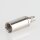 M8x1 mm Innengewinde Messing Seilstopper 2-teilig mit Befestigungsschlitz und Sicherungskappe, vernickelt, Ø 10 mm