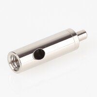 M6 Innengewinde Messing Seilstopper mit seitlichem Ausgang, vernickelt, 9x29 mm