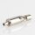 M5x4 mm Innengewinde Messing Seilstopper mit seitlichem Ausgang und Gelenk, vernickelt, 9x32 mm