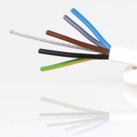 PVC-Schlauchleitung Lampenkabel 5-adrig 5x0,75 mm²...