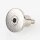 Messing Seilstopper ohne Gewinde mit 10,2 mm Aufnahmebohrung, vernickelt, Ø 20 mm