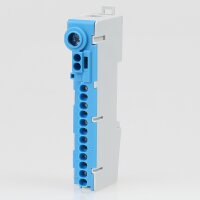 Nullleiter-Klemme Verteilerklemme Blau N14-S 12-polig...