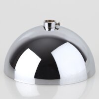 Lampen Baldachin Metall verchromt 50x100 mm Kugelform mit...