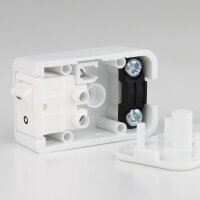 Interbär Schnur-Endschalter weiß 250V/10A