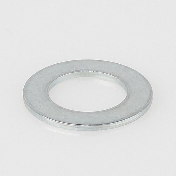 Unterlegscheibe 28x16,5x1,5 mm – Metall, verzinkt (für M16 u. 3/8 Zoll Gewinderohr)