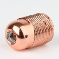 E27 Metall-Lampenfassung verkupfert mit...