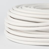 Textilkabel weiß 5-adrig 5x0,75 mm² mit...
