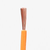 100 Meter PVC Aderleitung 1x0,75 mm² H05V-K orange...