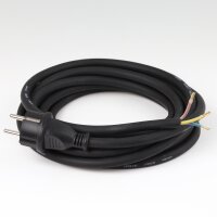 Gummi-Anschlusskabel 3x1,5mm² schwarz 5m für...
