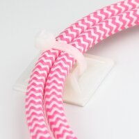 Kabelhalter Klebesockel – natur – für Kabelbinder bis 6 mm – selbstklebend & schraubbar