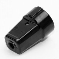 Schutzkontakt-Kupplung schwarz – 250V/16A...