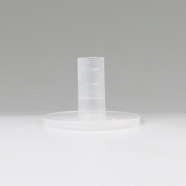 E27 Isolierungstülle transparent | 24 x 15 mm | Durchgangsloch 5,8 mm