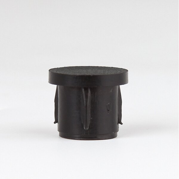 Abschluss-Stopfen schwarz für Rohr Ø 8 mm