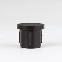 Abschluss-Stopfen schwarz für Rohr Ø 8 mm