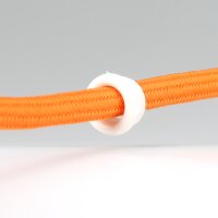Isolierungs-Gewindenippel M13x1 | Kunststoff weiß | 15 x 8 mm | Durchgang 8,8 mm